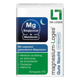 Magnesium Loges Godnat med Melatonin Kapsler, 30 stk