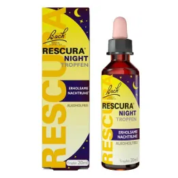 Bachblomster Rescura Natdråber alkoholfri, 20 ml