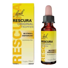 Bach blomst Rescura dråber alkoholfri, 10 ml