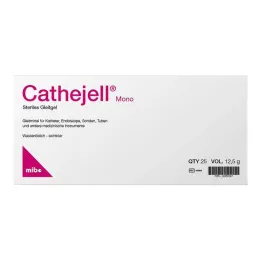 Cathejell Mono sterilt smøremiddel Zhs 12,5 g, 25 stk