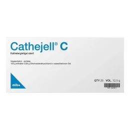 Cathejell C sterilt smøremiddel Zhs 12,5 g, 25 stk
