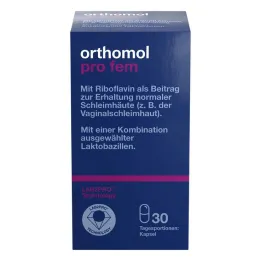 Orthomol pro fem kapsler, 30 stk