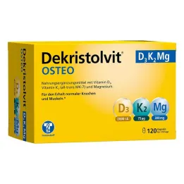 Dekristolvit Osteo D3K2 Mg kapsler, 120 stk