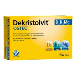 Dekristolvit Osteo D3K2 Mg kapsler, 60 stk