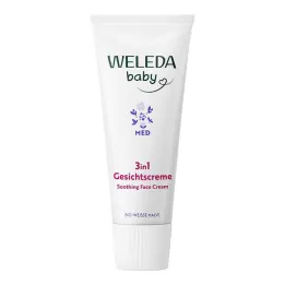 Weleda baby 3i1 ansigtscreme hvid mallow, 50 ml